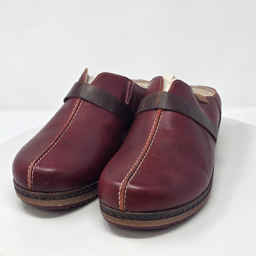 Pikolinos Womens Granada Wow Clogs EU 40 US 9.5-10 Brown Leather Slip-On Comfort